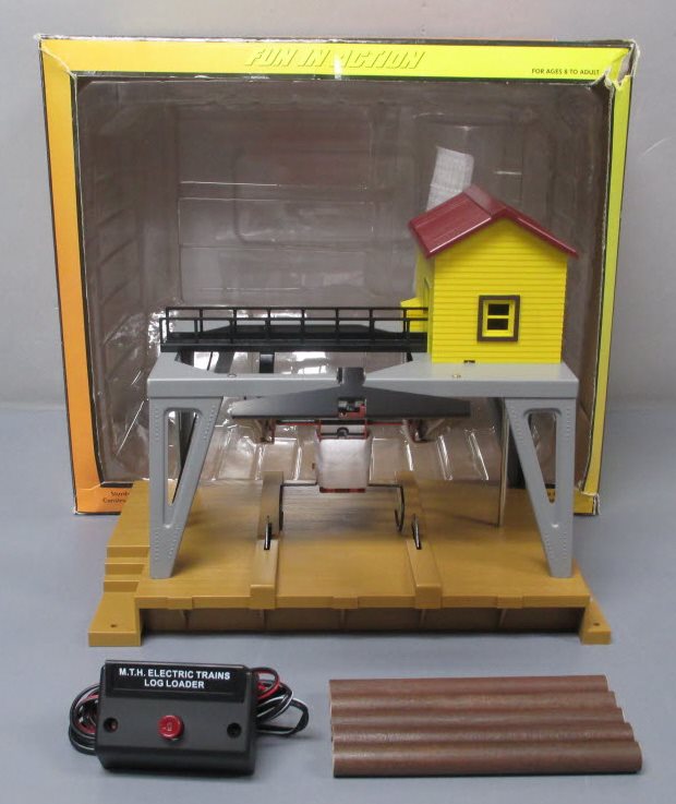 MTH 30-9119 O Gauge No. 787 Log Loader Assembled 10-3/4" x 9" x 8-3/4" LN/Box