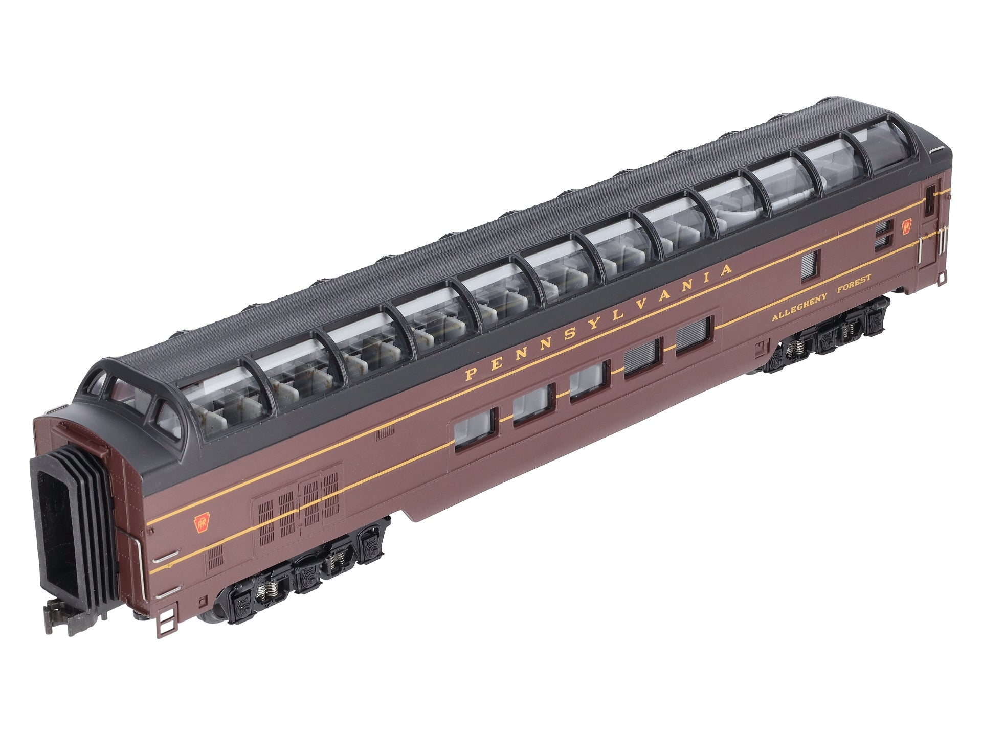 MTH 20-67010 70' ABS Full Length Vista Dome Passenger Car Smooth Pennsylvania