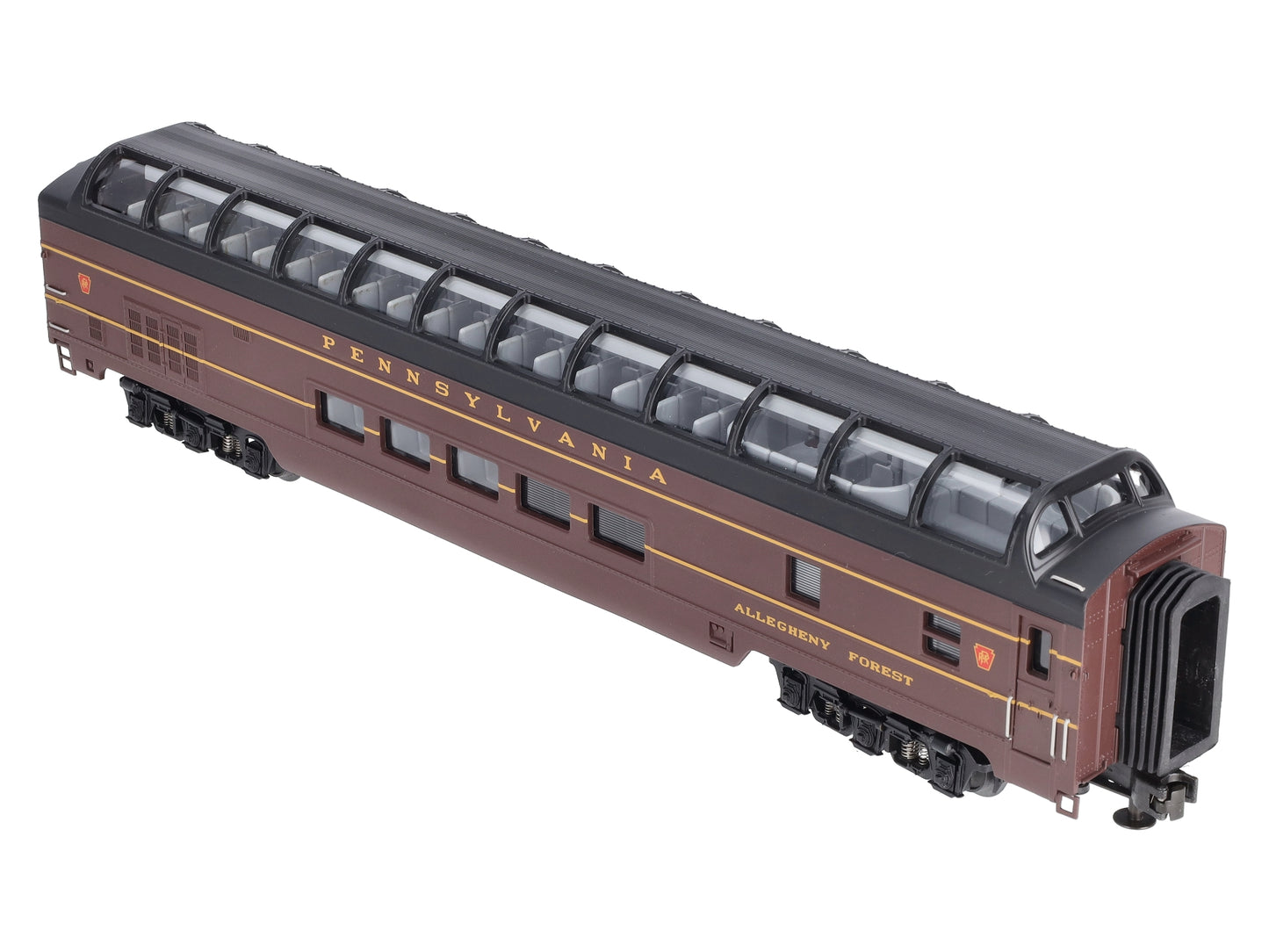 MTH 20-67010 70' ABS Full Length Vista Dome Passenger Car Smooth Pennsylvania