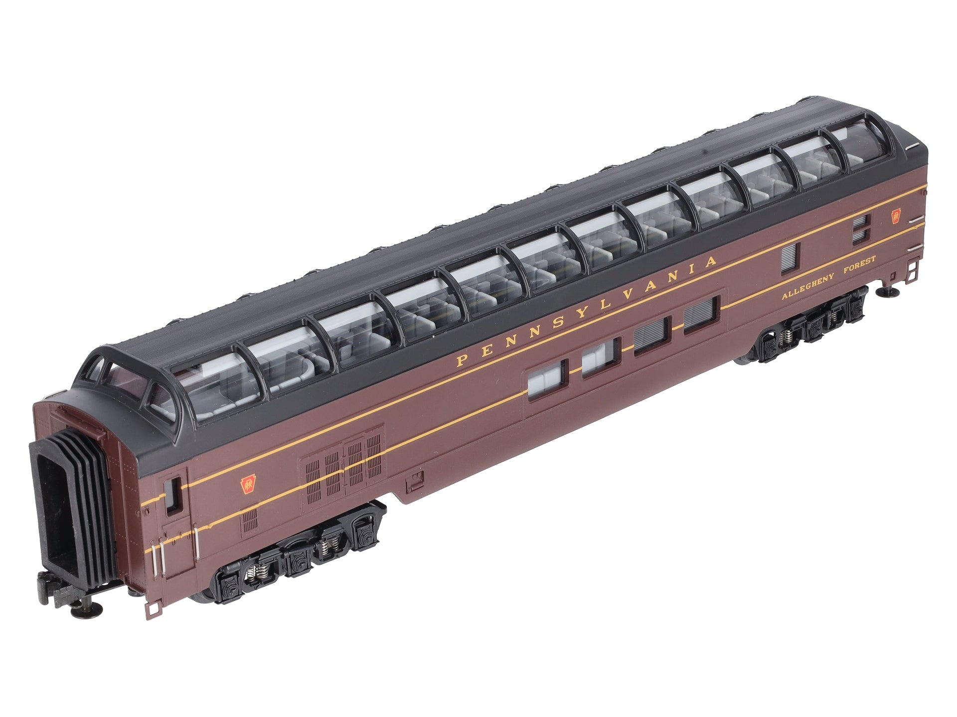 MTH 20-67010 70' ABS Full Length Vista Dome Passenger Car Smooth Pennsylvania