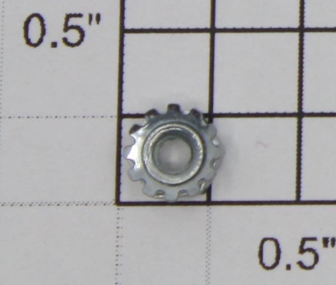 Lionel 8071-40 #4-40 Hex Nut with Attached Lock Washer