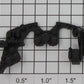 Lionel 18063-234 Dark Gray Boiler Backhead Gauges