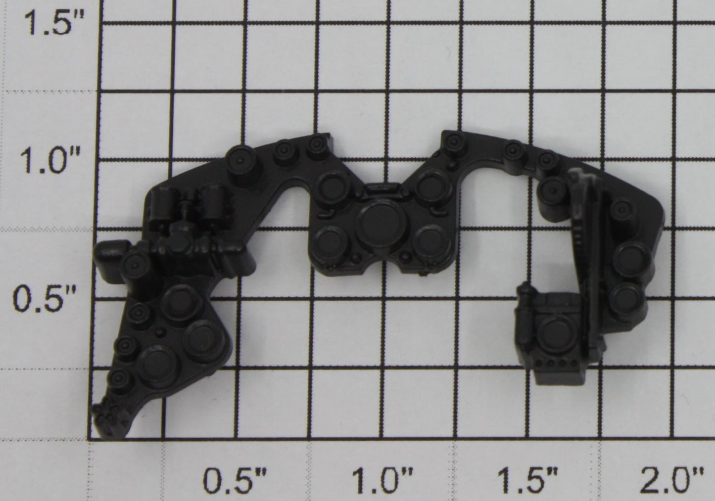Lionel 18063-234 Dark Gray Boiler Backhead Gauges