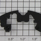 Lionel 18063-234 Dark Gray Boiler Backhead Gauges