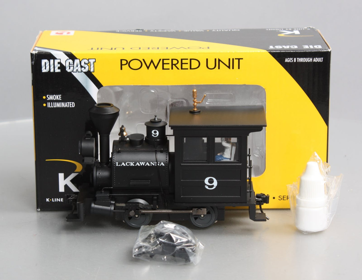 Lionel/K-Line 6-21319 O Lackawanna Die Cast Porter Steam Locomotive #9