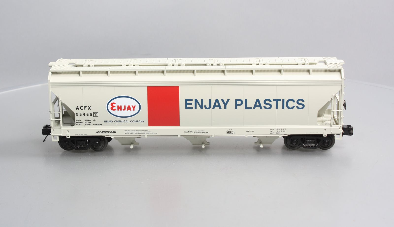 MTH 20-97765 O Enjay Plastics 3-Bay Centerflow Hopper #53485