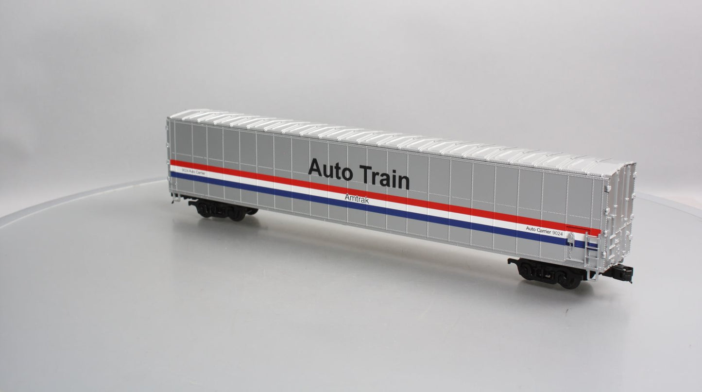 MTH 20-98707 Amtrak 75' AutoTrain Auto Carrier