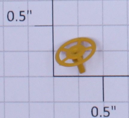 Lionel 18205-164 Yellow Brake Wheel