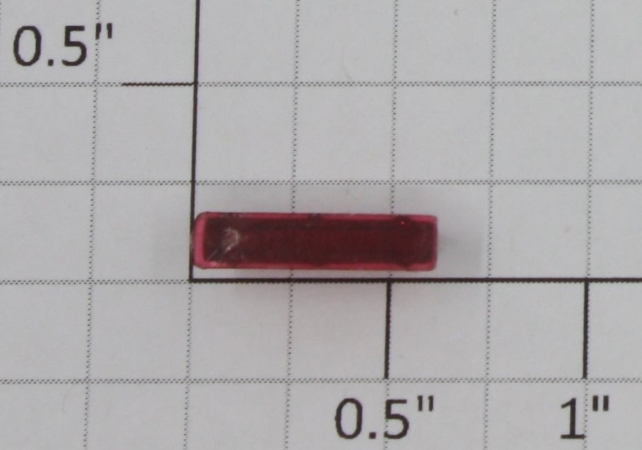 Lionel 8000-10 Blank Red Marker Lens/Number Board
