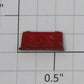 Lionel 8000-10 Blank Red Marker Lens/Number Board