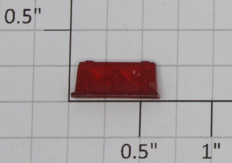 Lionel 8000-10 Blank Red Marker Lens/Number Board