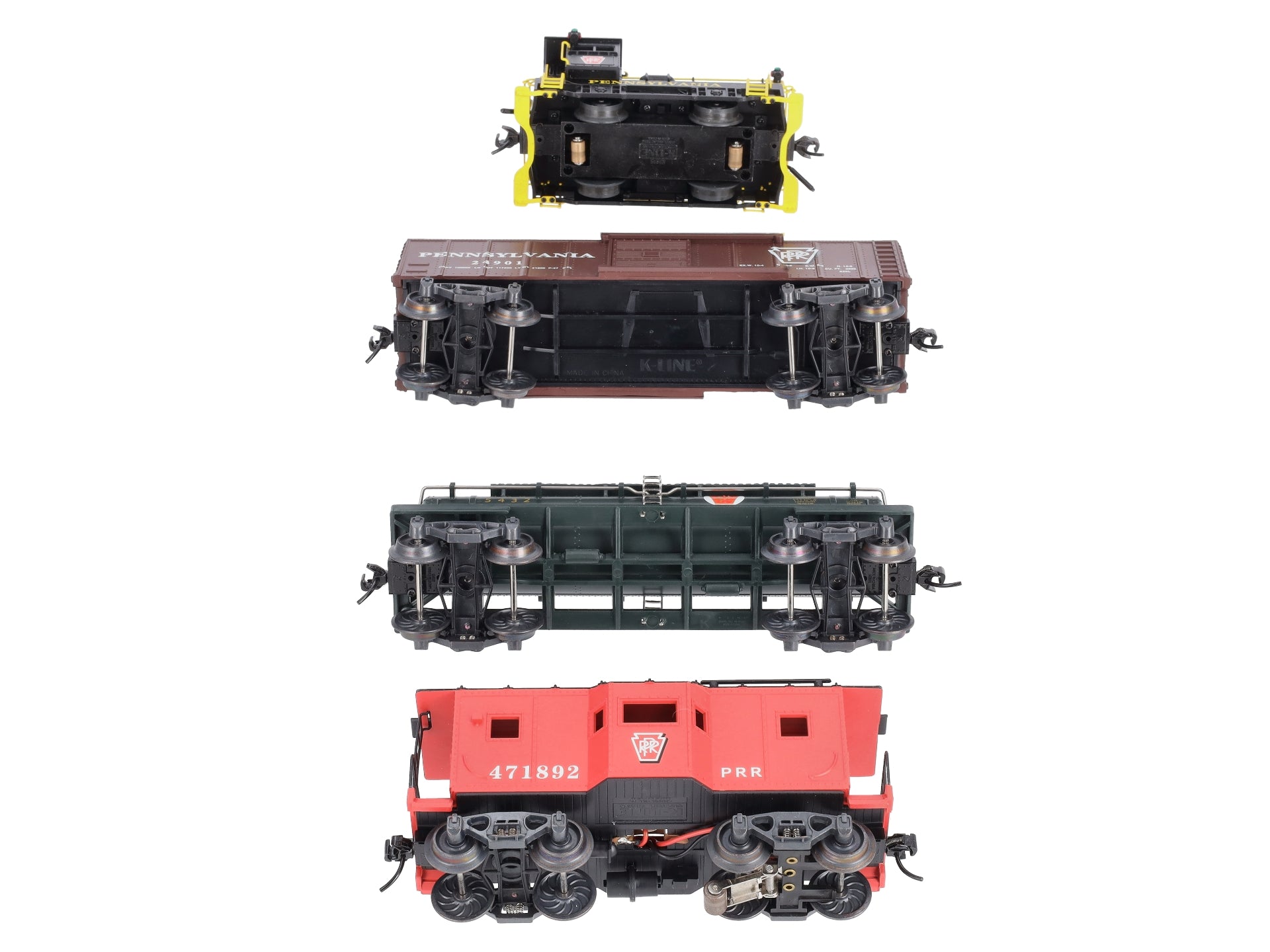 K-Line K-1419 Pennsylvania Plymouth Switcher O Gauge Train Set MT/Box
