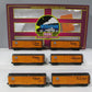 MTH 20-90039 O Gauge Santa Fe Premier 40‘ Reefer 6 Car Set LN/Box