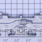 Lionel 8265-74 SD-40 Diesel Silver Painted Side Frame