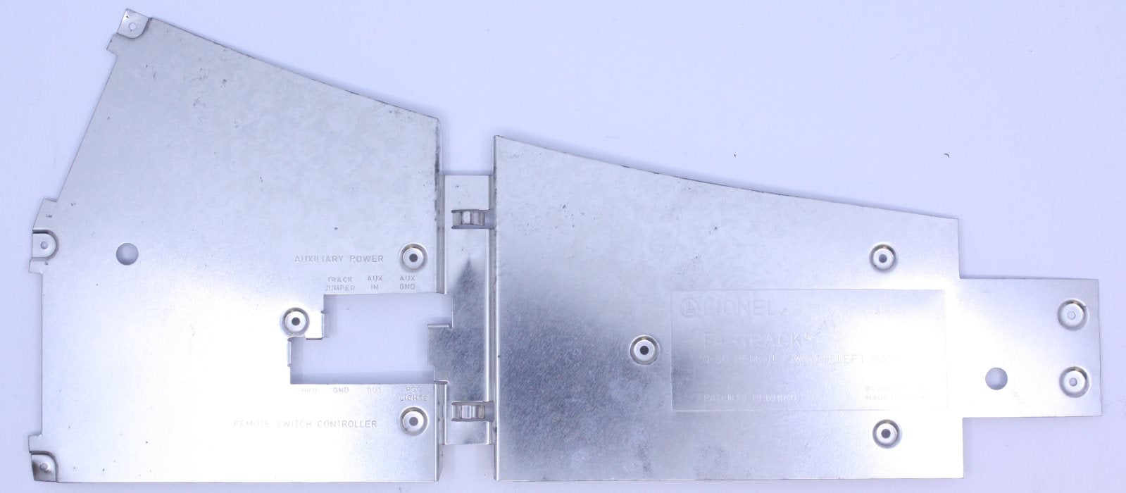 Lionel 2057-089 Left Hand Fastrack O-60 Remote Switch Bottom Plate
