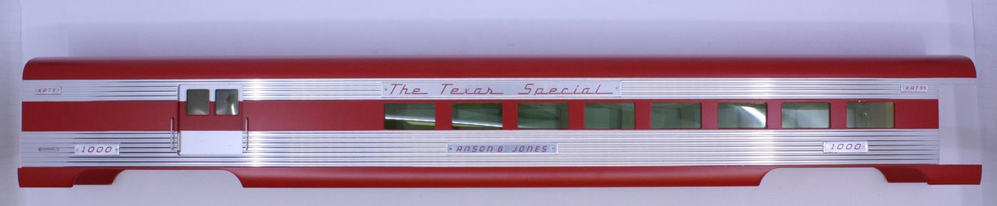Lionel 5497-002 Aluminum Passenger Car Shell for Texas Special Jones Combo