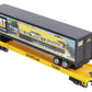 MTH 20-98135 O Gauge Caterpillar Flat Car with 48' Trailer #751929 LN/Box