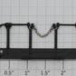Lionel 18224-216 Milwaukee Road SD40 End Handrail with Chain