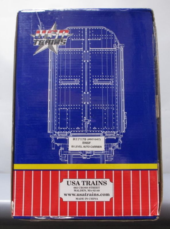 USA Trains R17179 G Burlington Northern Santa Fe Bi Level Auto Carriers