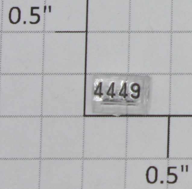 Lionel 8307-43 #4449 Number Board