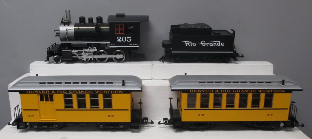 Piko 38111 Denver & Rio Grande G Gauge Steam Passenger Starter
