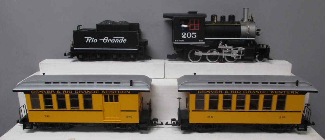 Piko 38111 Denver & Rio Grande G Gauge Steam Passenger Starter