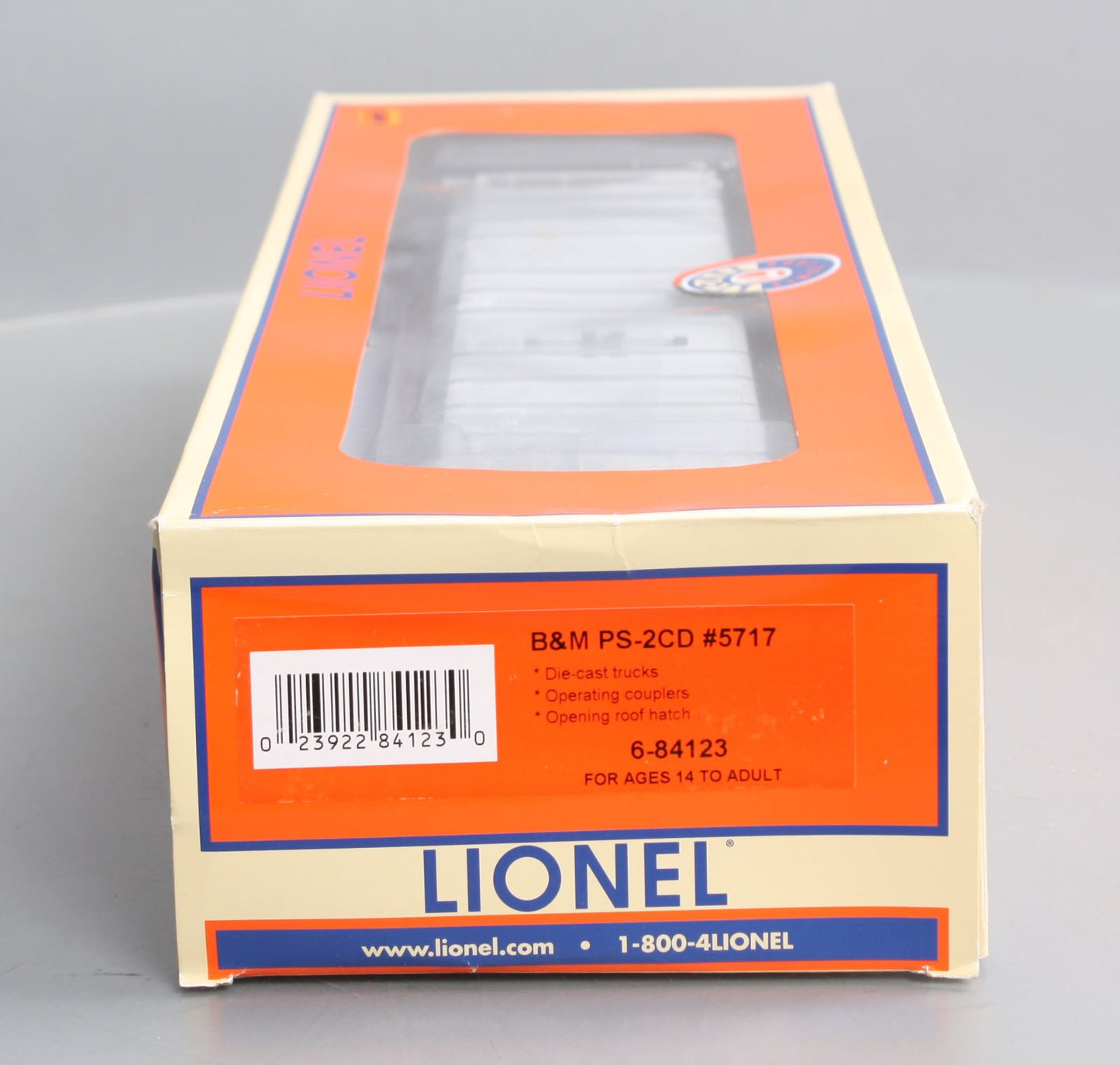 Lionel 6-84123 O Boston & Maine PS-2CD Covered Hopper
