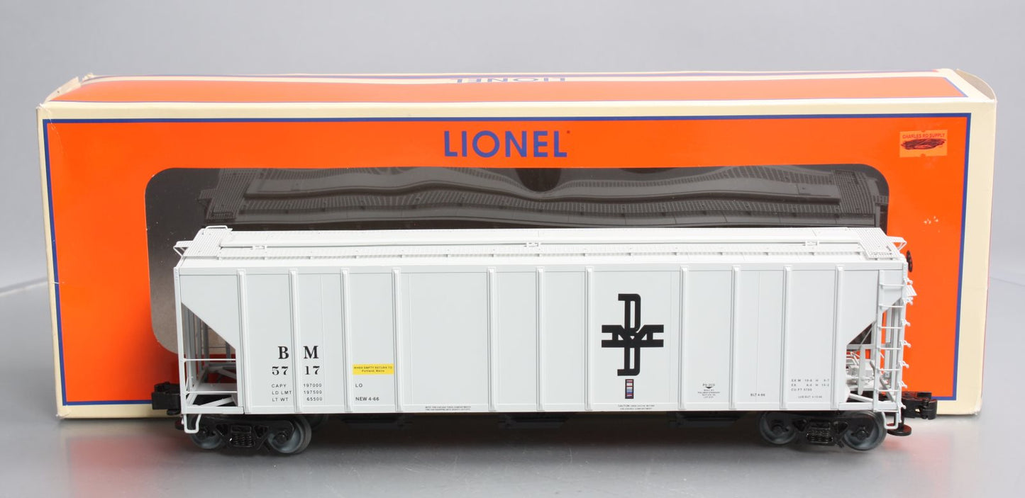 Lionel 6-84123 O Boston & Maine PS-2CD Covered Hopper