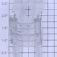 Lionel 18812-125 GP-38 Rear Number Board Lens