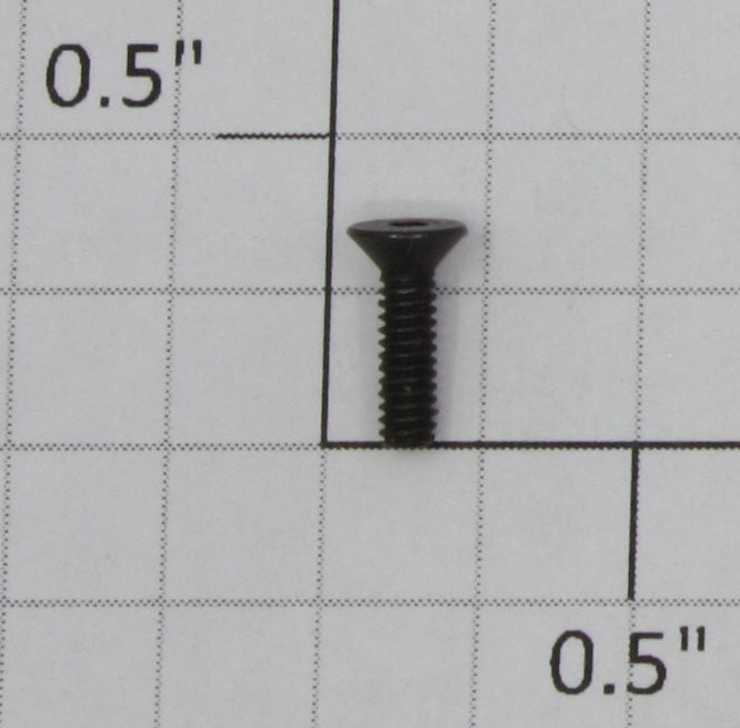 Lionel 8045-90 #3-48 x 3/8" Black Allen Flat Head Machine Screw