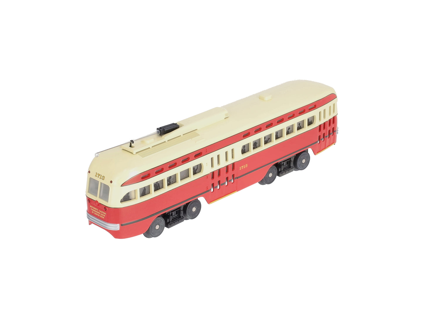 MTH 30-2505-0 O Gauge Pittsburgh PCC Electric Street Car #1713 NIB