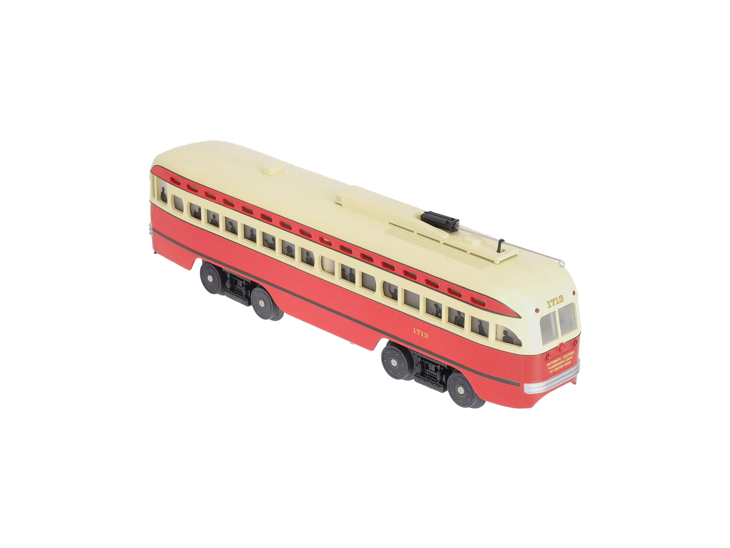 MTH 30-2505-0 O Gauge Pittsburgh PCC Electric Street Car #1713 NIB