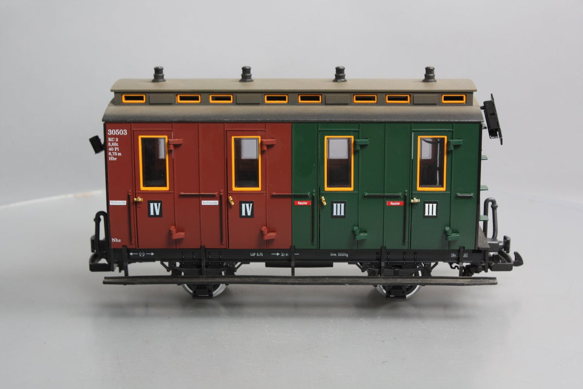 LGB 30503 G Scale Passenger Car #30503 (Metal Wheels) LN/Box