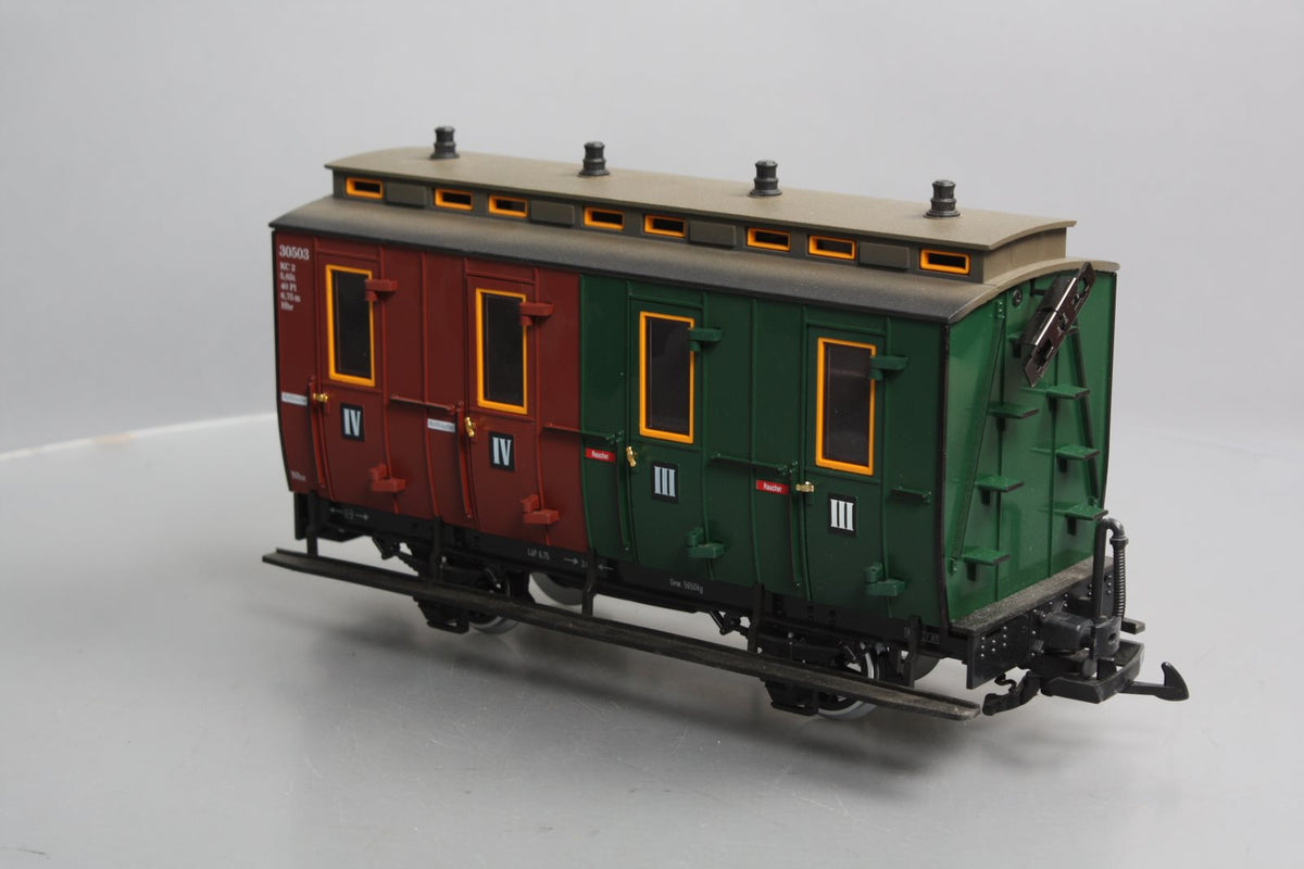 LGB 30503 G Scale Passenger Car #30503 (Metal Wheels) LN/Box