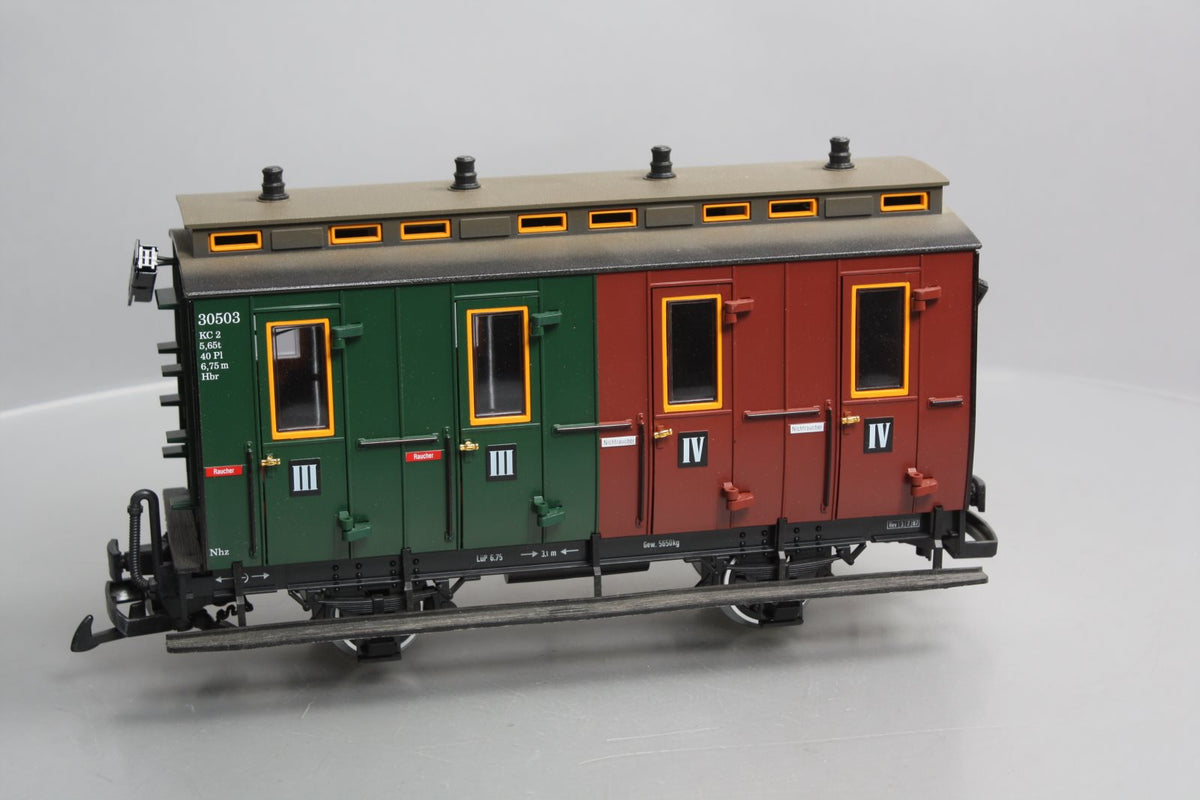 LGB 30503 G Scale Passenger Car #30503 (Metal Wheels) LN/Box