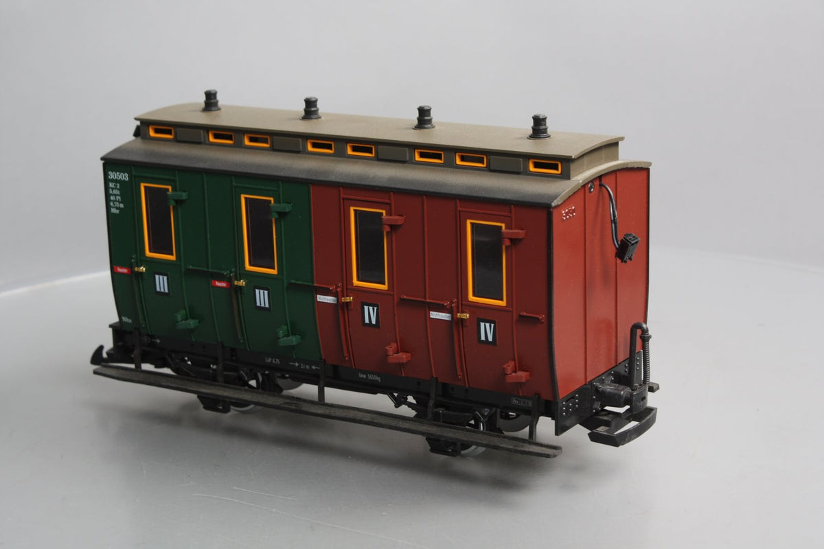 LGB 30503 G Scale Passenger Car #30503 (Metal Wheels) LN/Box