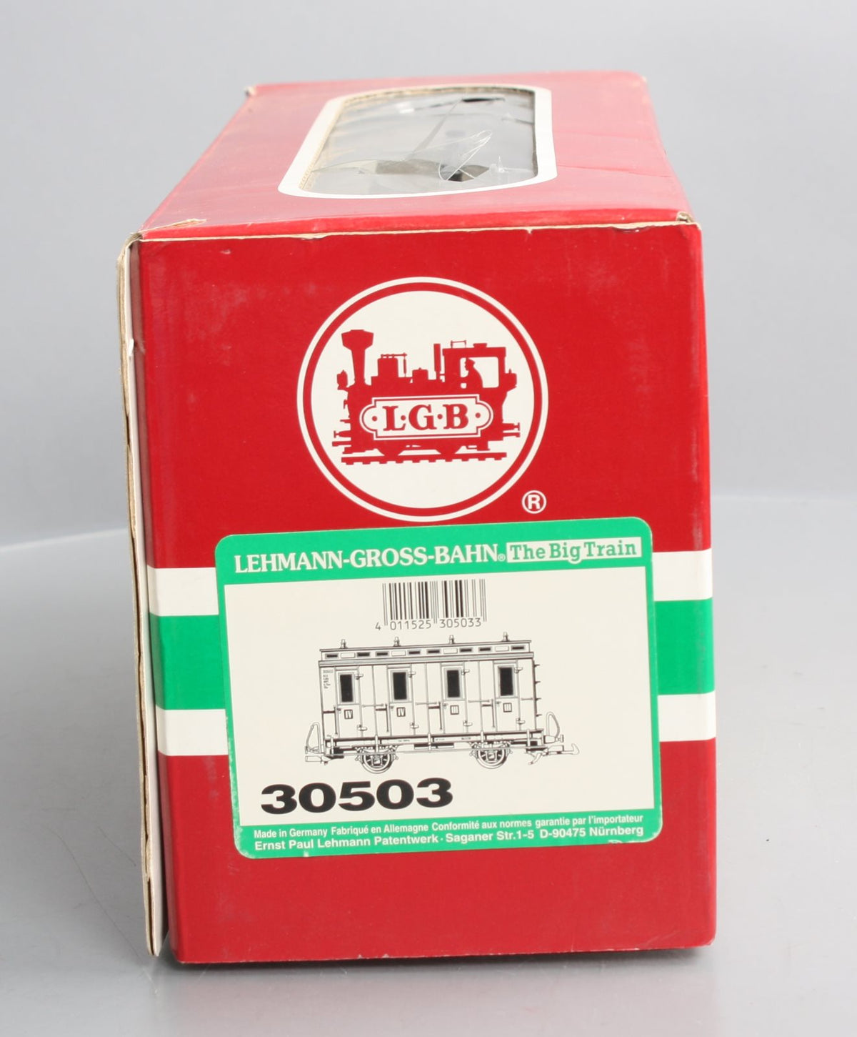 LGB 30503 G Scale Passenger Car #30503 (Metal Wheels) LN/Box