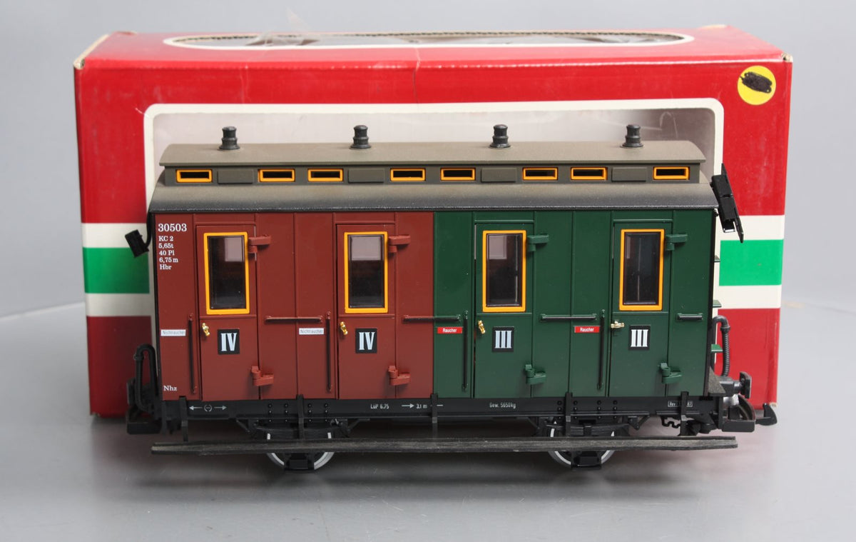 LGB 30503 G Scale Passenger Car #30503 (Metal Wheels) LN/Box