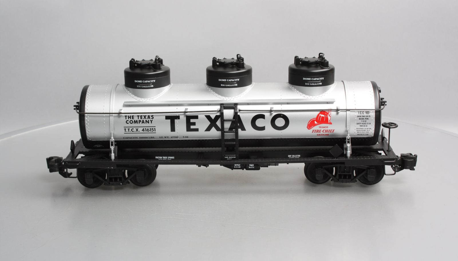 Aristo-Craft 41615 G Scale Texaco Triple Dome Tank Car LN/Box