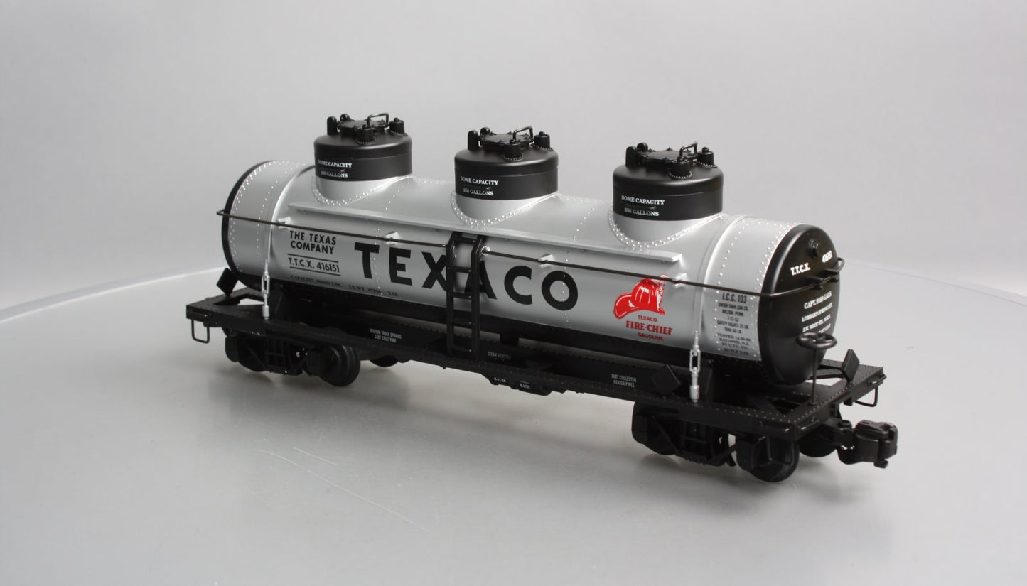Aristo-Craft 41615 G Scale Texaco Triple Dome Tank Car LN/Box