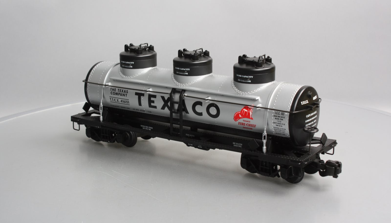 Aristo-Craft 41615 G Scale Texaco Triple Dome Tank Car LN/Box