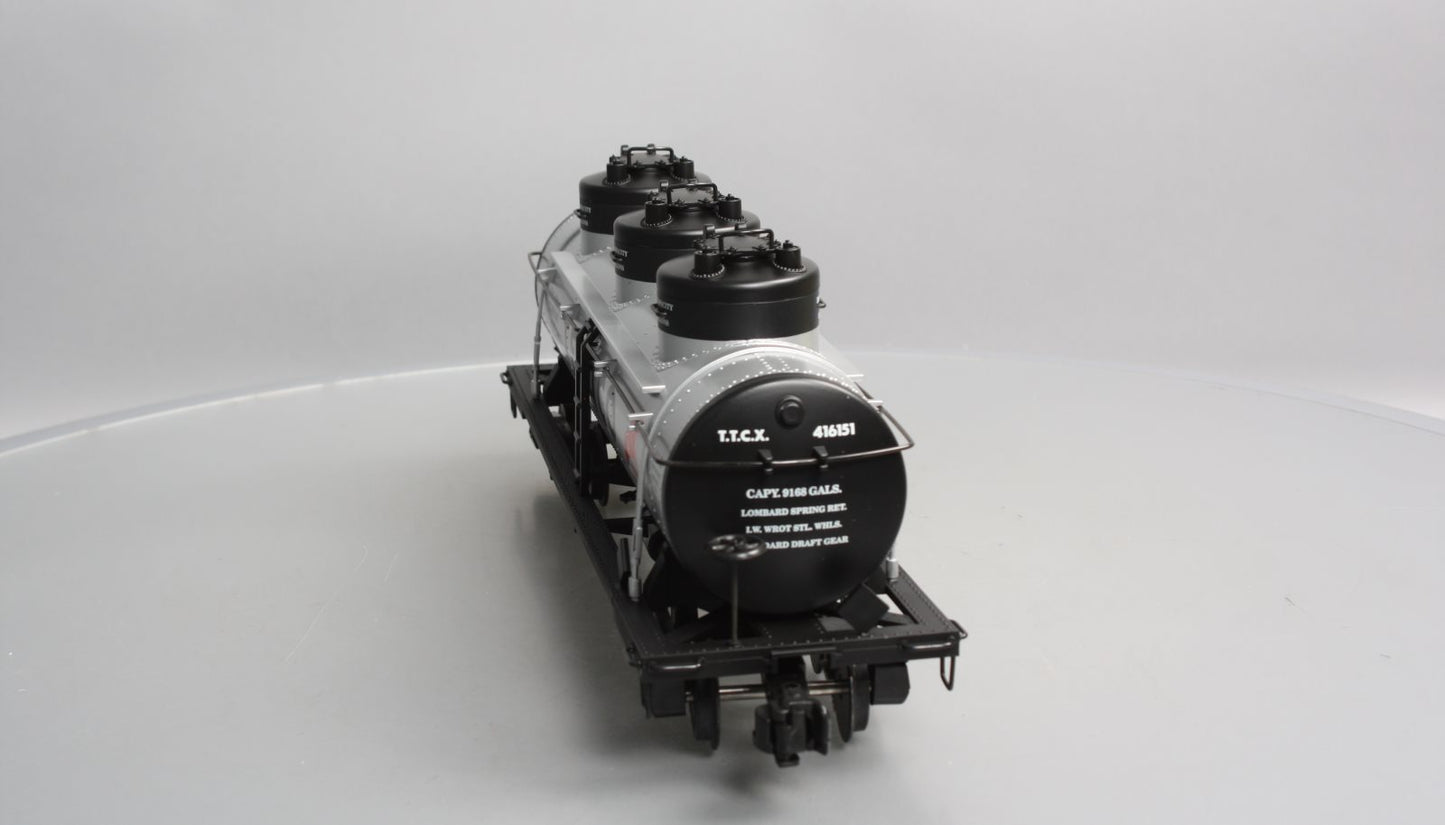 Aristo-Craft 41615 G Scale Texaco Triple Dome Tank Car LN/Box