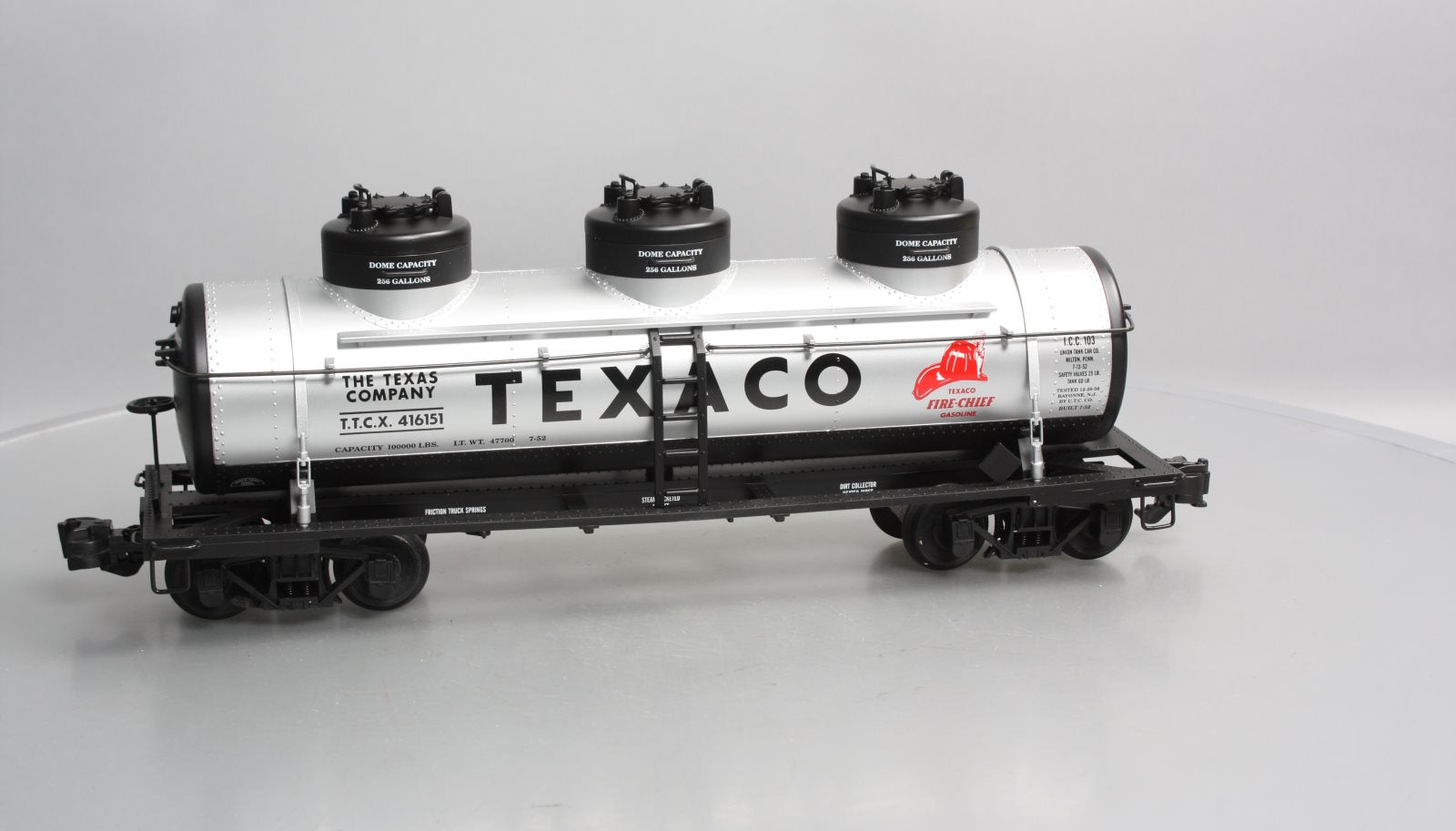 Aristo-Craft 41615 G Scale Texaco Triple Dome Tank Car LN/Box