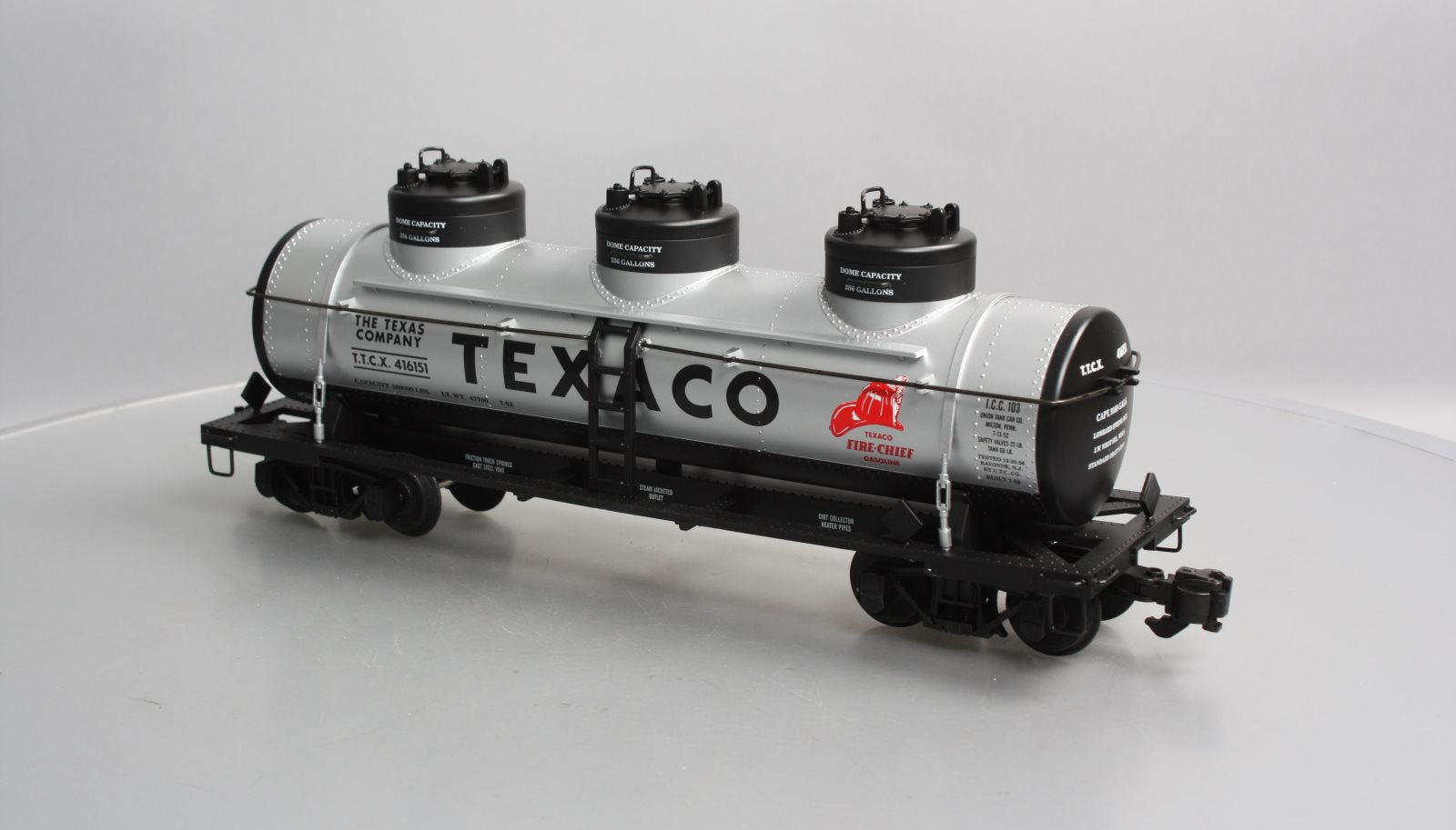 Aristo-Craft 41615 G Scale Texaco Triple Dome Tank Car LN/Box