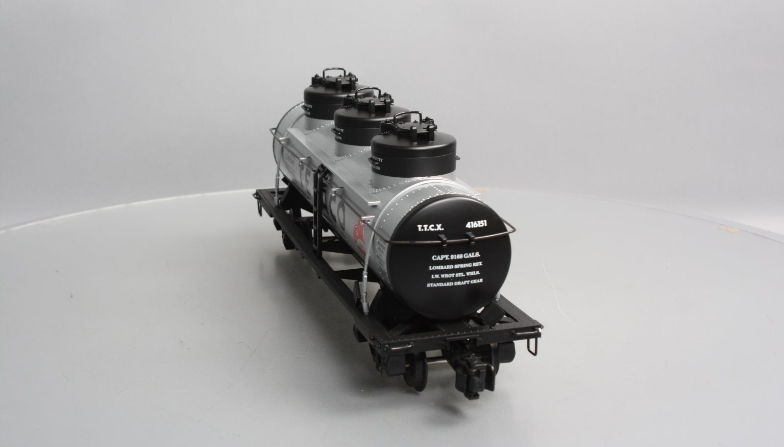 Aristo-Craft 41615 G Scale Texaco Triple Dome Tank Car LN/Box