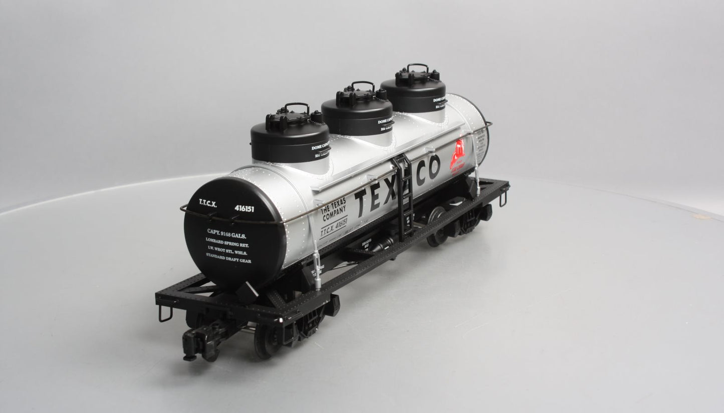 Aristo-Craft 41615 G Scale Texaco Triple Dome Tank Car LN/Box