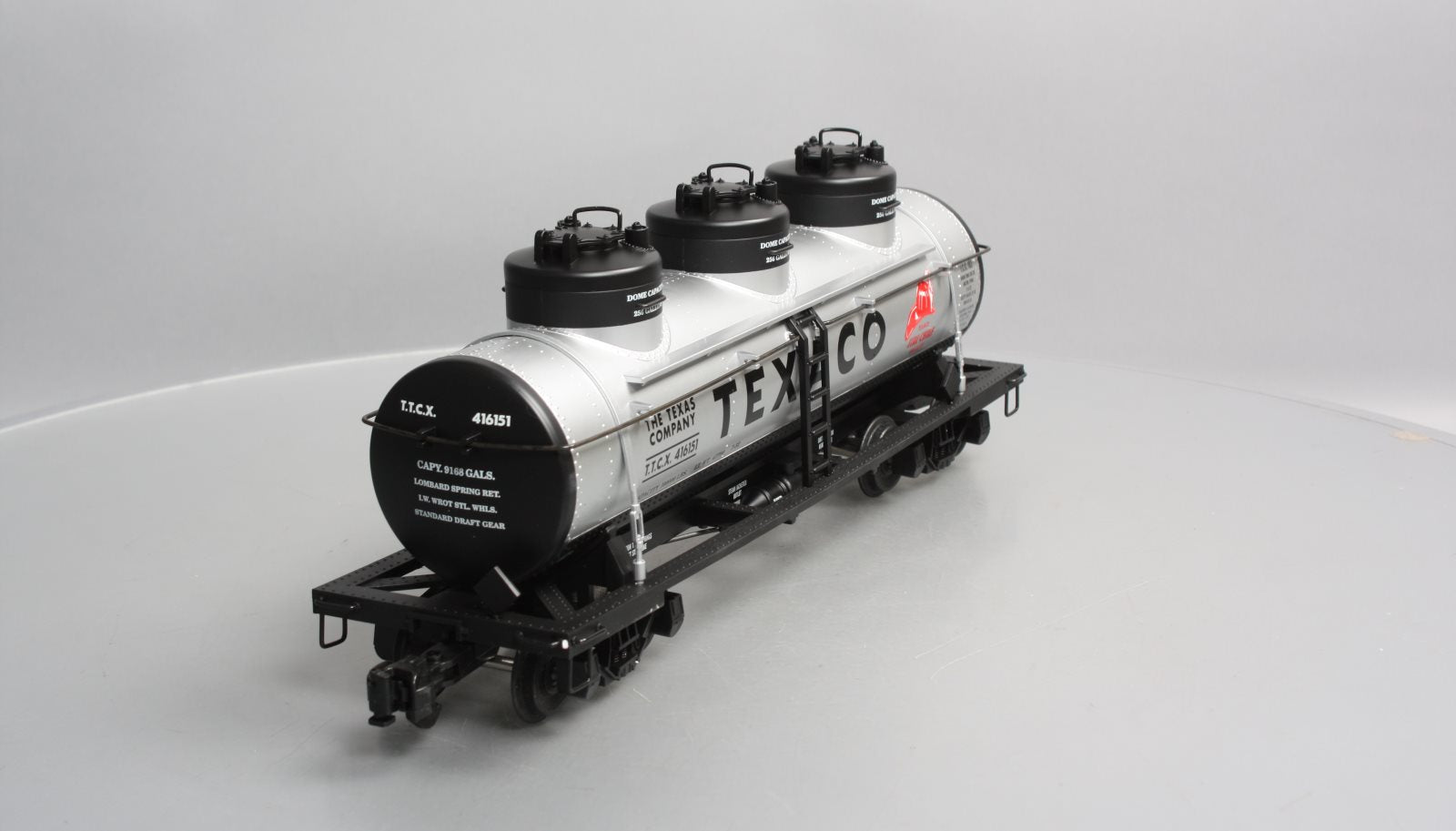 Aristo-Craft 41615 G Scale Texaco Triple Dome Tank Car LN/Box