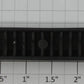 Lionel 8379-33 Black Fire Car Bumper with White Stripes
