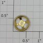 MTH TP-OF00034  Brass Hopper Brake Wheel