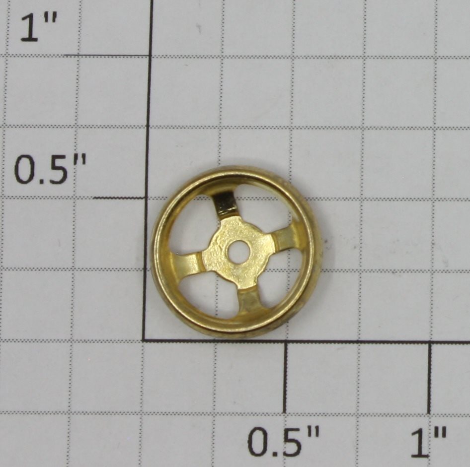 MTH TP-OF00034  Brass Hopper Brake Wheel